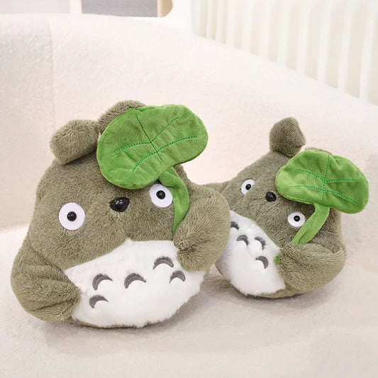 Lotus Leaf Totoro Plush Toy