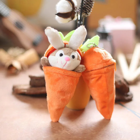 Cute Carrot Bunny Plush